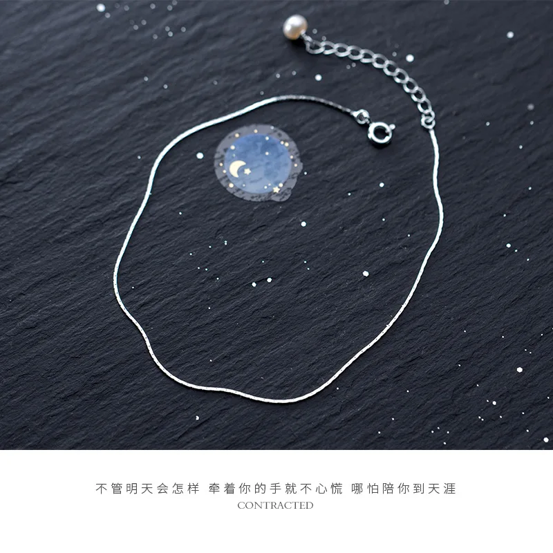 Очень тонкий настоящий. Регулируемый Серебряный браслет ручной работы