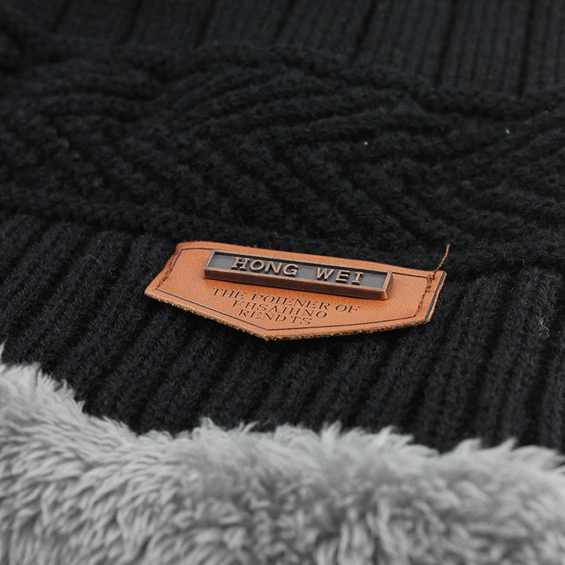 [FLB] 2016 брендовые вязаные зимние шапки Мужская зимняя шапка s Skullies облегающая