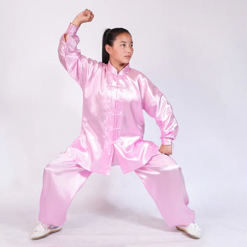 Одежда с длинным рукавом тайчи тренировочный костюм для детей боевых искусств и