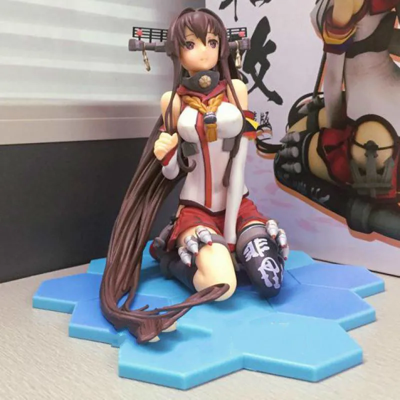 С зонтом Yamato Kantai Коллекция солдат ПВХ экшн фигурки модели игрушки Японские Аниме
