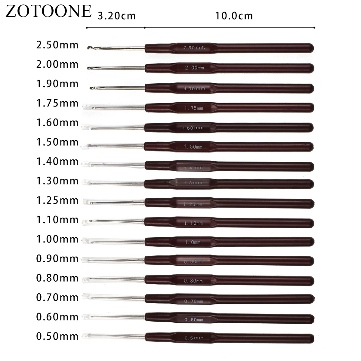 ZOTOONE 16 шт./компл. швейная фурнитура пластик металлический алюминиевый корпус из