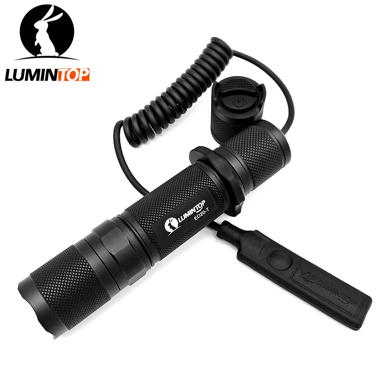 LUMINTOP EDC тактический фонарь ED20-T двойной переключатель на Tailcap Поддержка