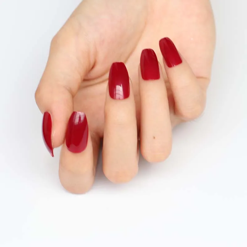 24 шт мода раздел конфеты цвет форма гроба ногти популярные продажи короля