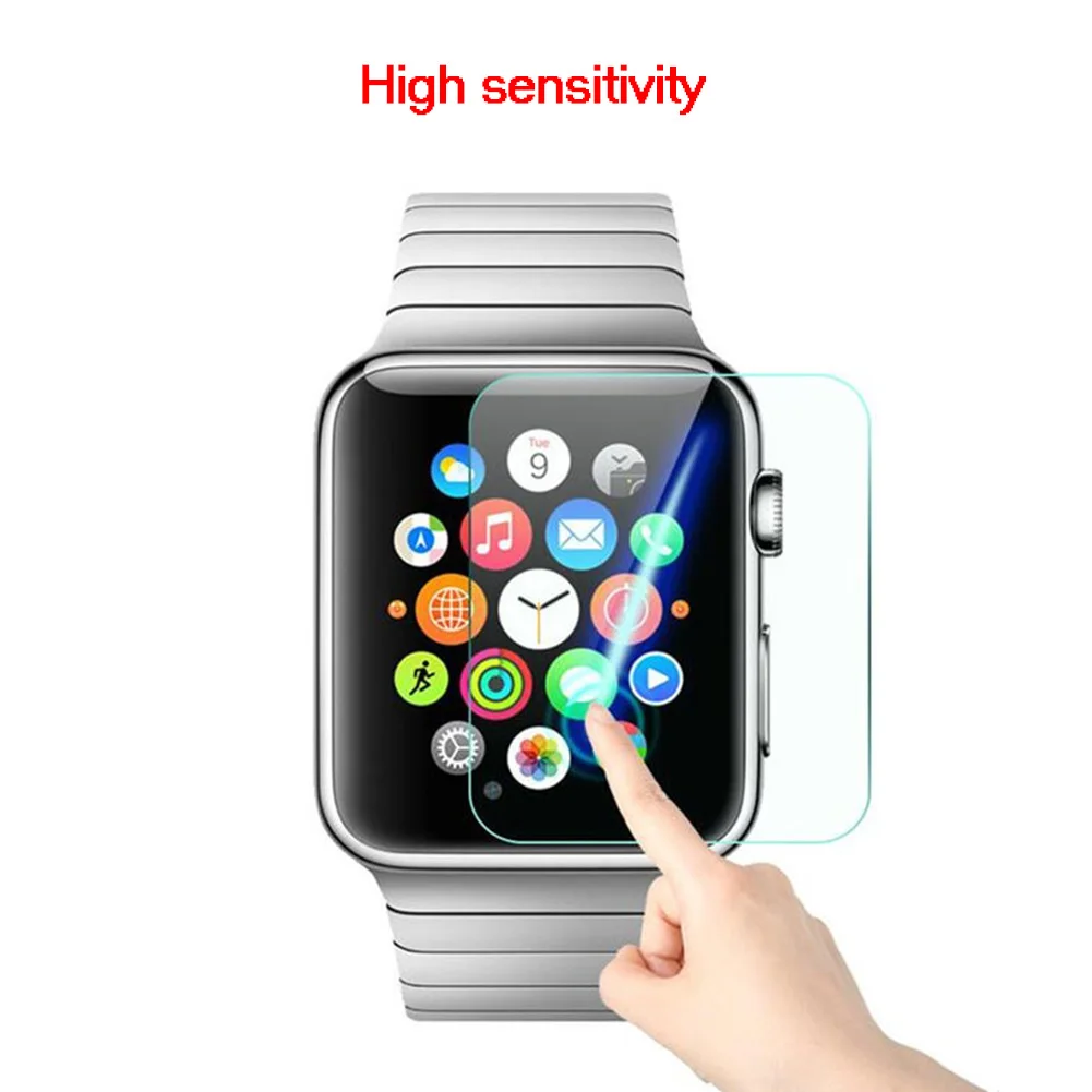 42/38mm 2/1 TPU Tempered Glass Protective Film for Apple Watch Clear Slim Case Soft Cover+Tempered Screen Protection | Электроника
