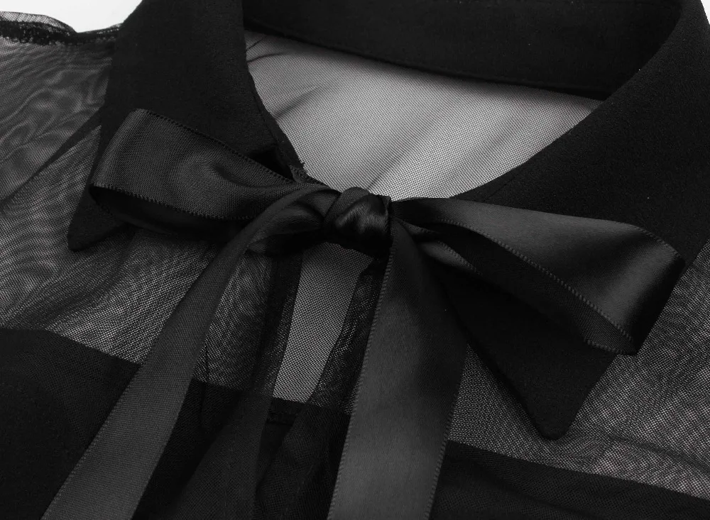 Для женщин Замочная скважина Sash галстук сетки Иллюзия платье женщина с