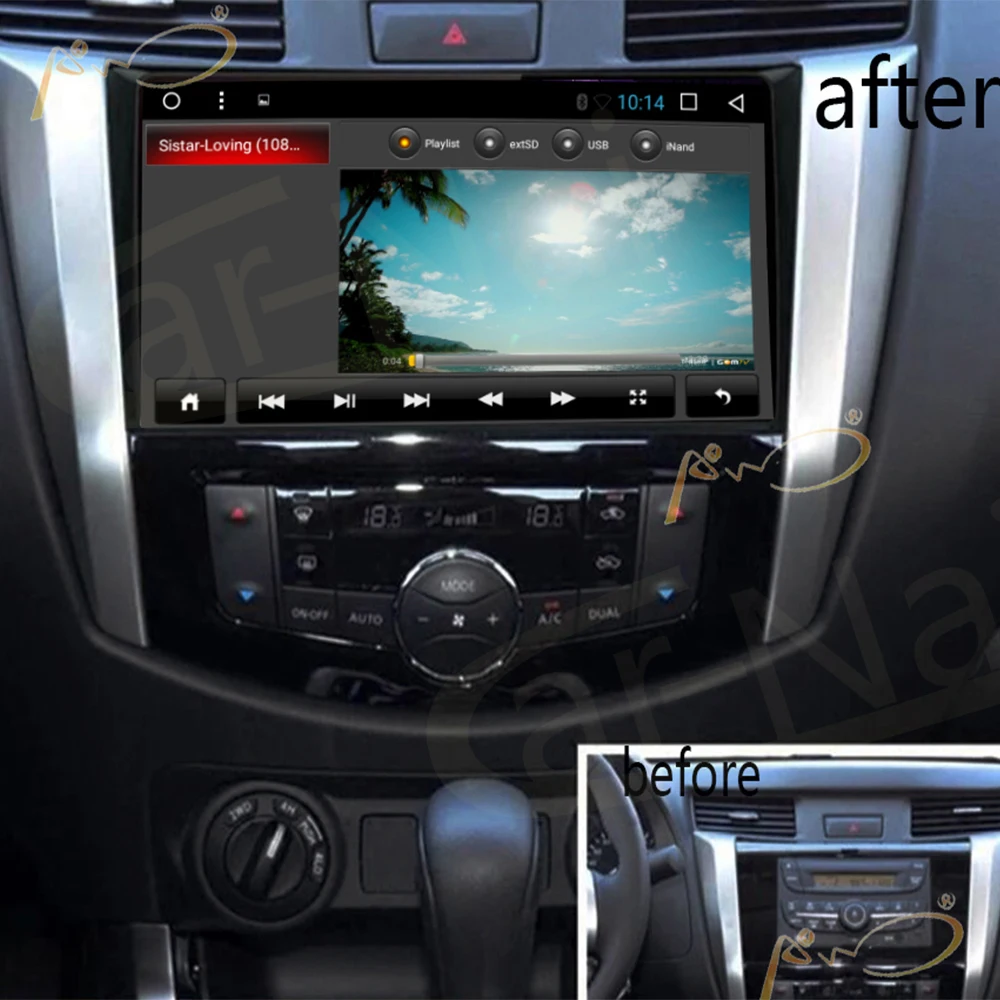 Android 7 1/8 0 автомобильное радио GPS Navi для Nissan Navara NP300 D23 D40 Автомобильный