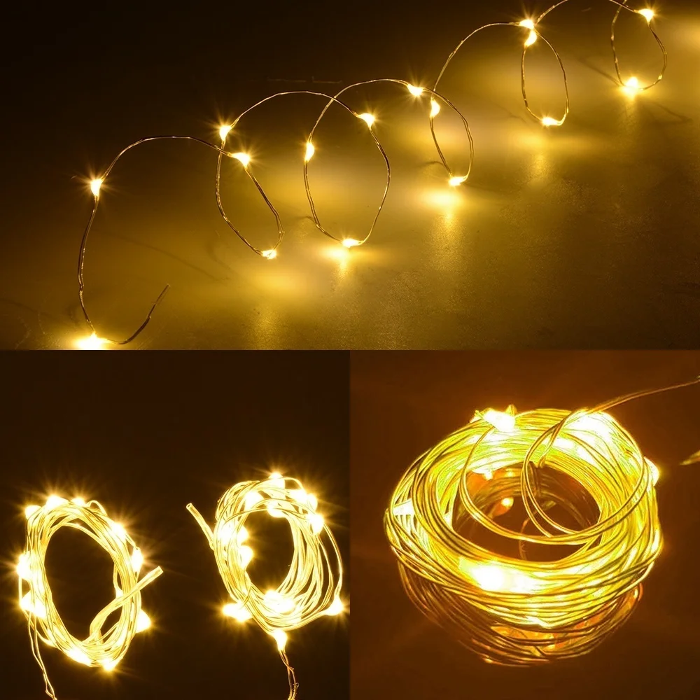 5/10 шт, длина 2 м, 20LED инструмент для установки пробок в бутылки свет 3.3ft Медный провод Фея/белый/теплый белый/розовый/фиолетовый(Батарея не входит в комплект