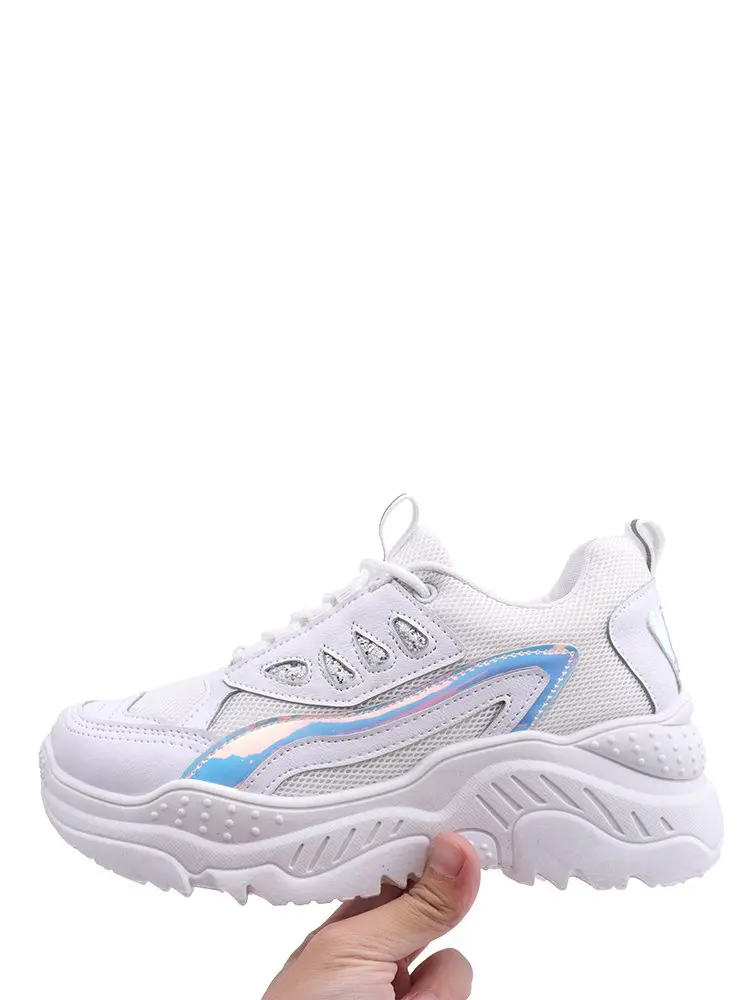 Mhysa Women Sneakers Fashion Casual Shoes Woman Comfortable Breathable Mesh Flats Female Platform vulcanized shoes T1092