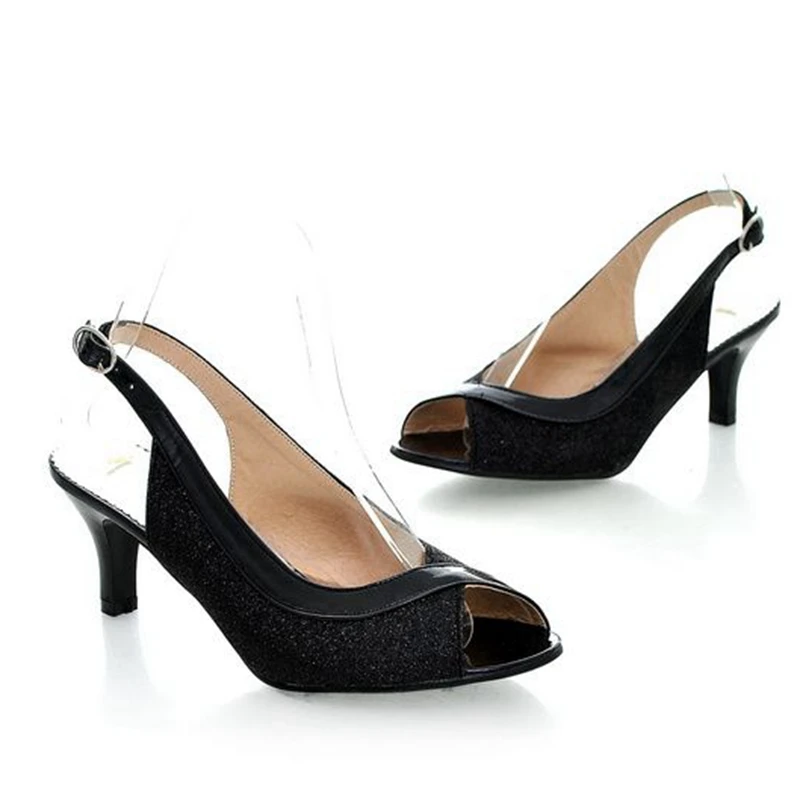 

ENMAYER PU Basic Party Woman Sandals 2019 Summer 5 Colors Solid Sexy Fashion High Heel Sandals Size 34-45 LY1617