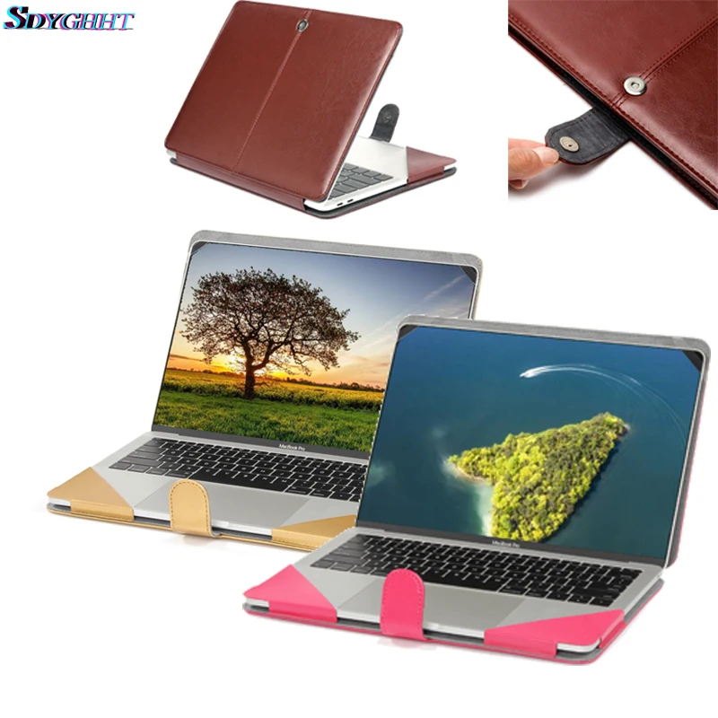 Горячая Бизнес кобура pu кожаный чехол для Apple MacBook Air Pro retina 11 12 13 3 15 4 2018 новый
