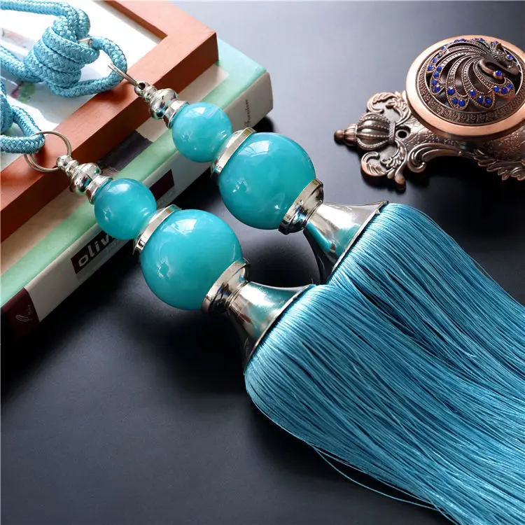 Новые роскошные зажимы для штор с хрустальным шариком аксессуары подвешивания