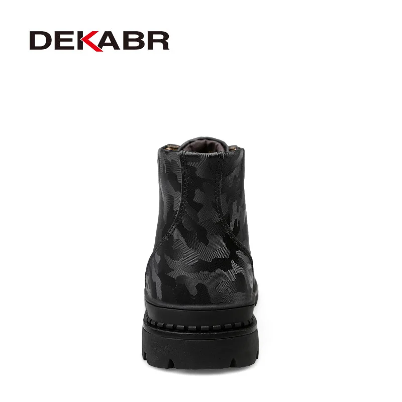 DEKABR/брендовые осенне-зимние рабочие ботинки; большие размеры 38-46; мужские водонепроницаемые ботинки; кроссовки; Зимние ботильоны; мужская обувь
