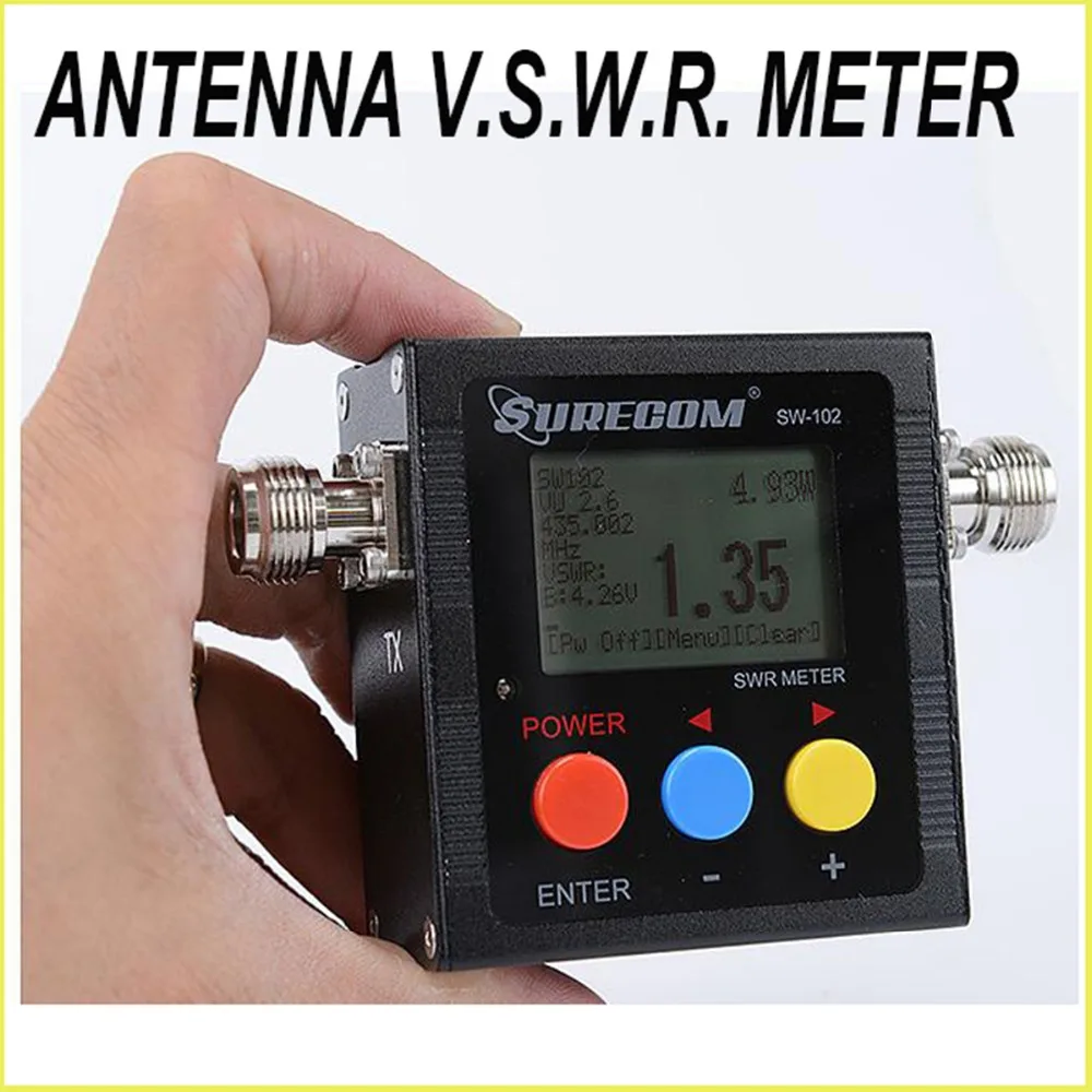 SURECOM цифровой VHF/UHF прибор для измерения мощности счетчик частоты адаптер TK100