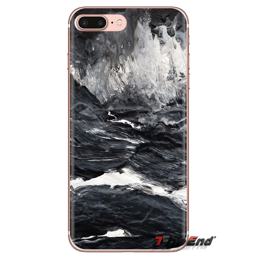 White Black Marble Texture Stone Phone Shell Cover For LG Spirit Motorola Moto X4 E4 E5 G5 G5S G6 Z Z2 Z3 G2 G3 C Play Plus Mini |
