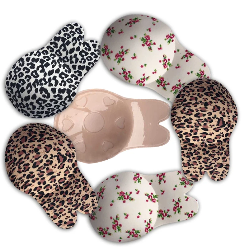 

1 пара, Женский Леопардовый бюстгальтер с чашками пуш-ап