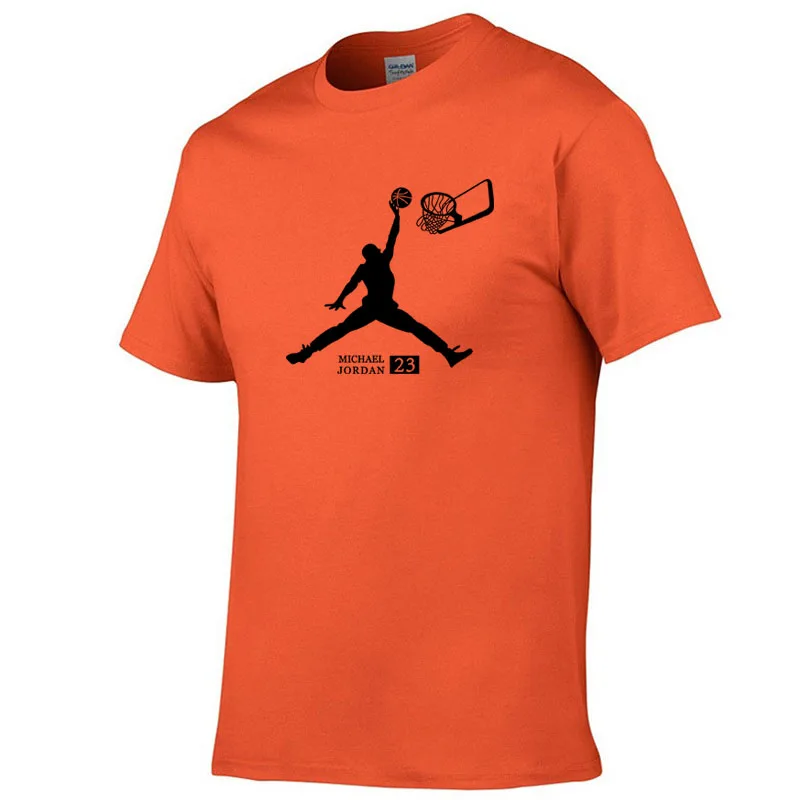 2019 новая брендовая горячая Распродажа Новая футболка Jordan 23 принт Мужская s Swag