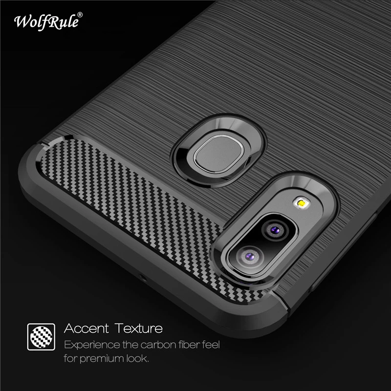 

WolfRule Phone Case For Samsung Galaxy A20E Cover A20E Shockproof Soft TPU Brushed Back Case For Samsung Galaxy A20E Fundas 5.8"