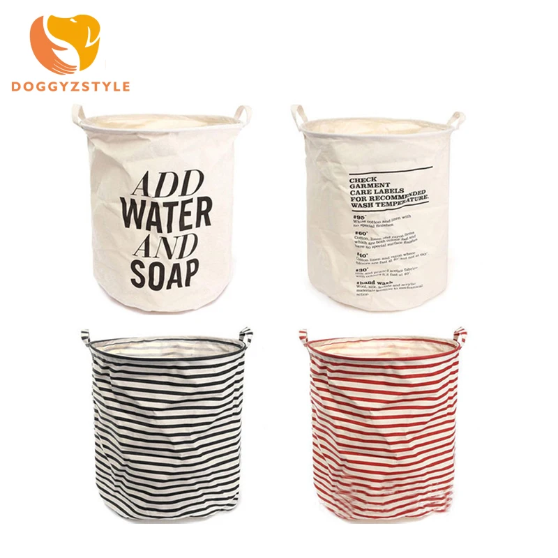 Большой 40*50 см складной корзина для белья мультфильм хранения баррель из хлопка и
