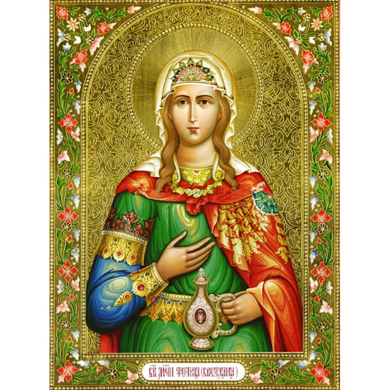 

Домашний декор, 5d квадратная/круглая Алмазная картина с изображением девы Марии и Иисуса, религиозная и русская картины, вышивка крестом, по...