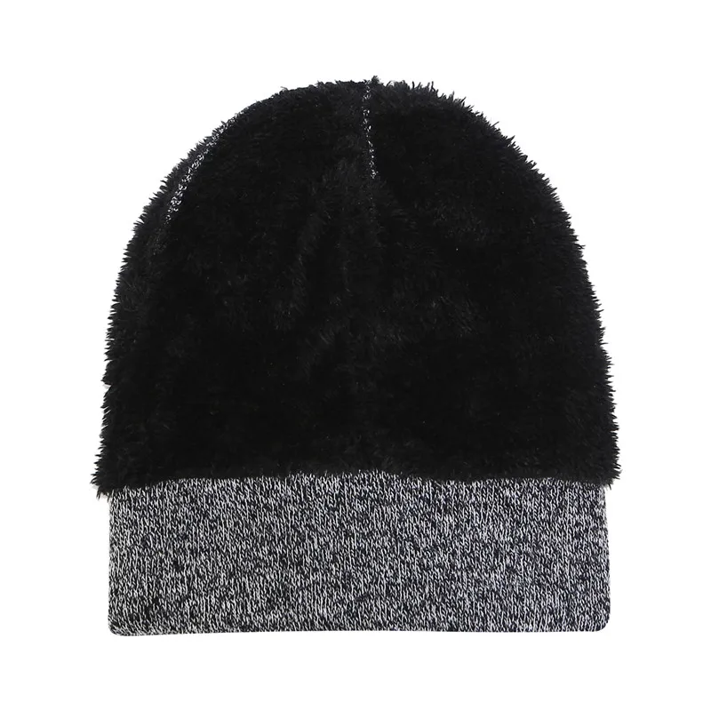 Зимние шапки для женщин 2018 модная теплая шапка мужская вязаная Skullies Beanies
