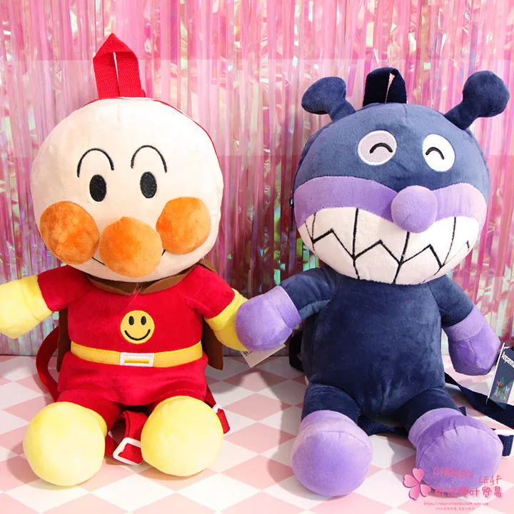 IVYYE 1 шт. 40 см Anpanman baikinman плюшевый рюкзак Мультяшные сумки мягкие пушистые