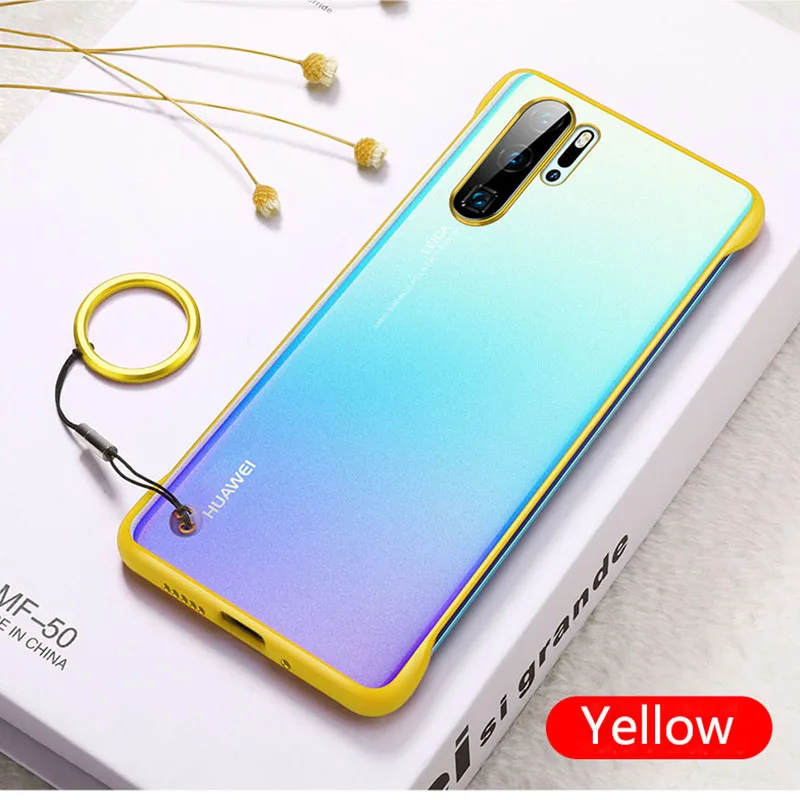 P30 Бескаркасный чехол для huawei P20 Pro Чехол s ультра тонкий жесткий матовый