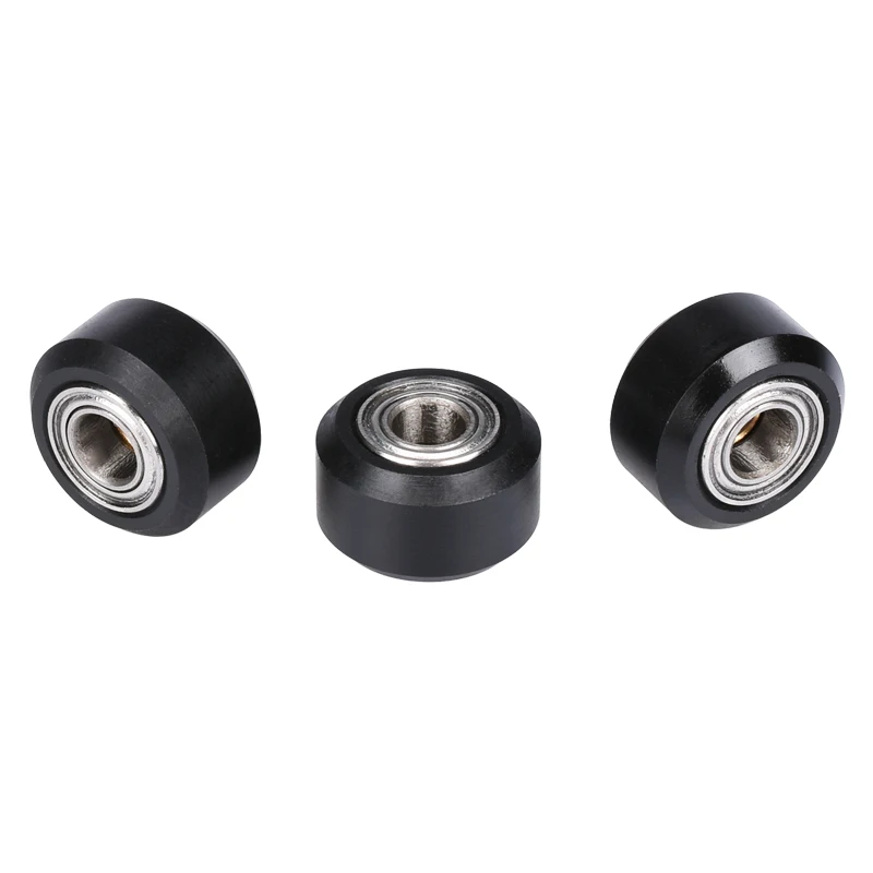 

5 or 10pcs For 3D Printer Parts Openbuilds Small Plastic wheel with Bearings Passive Round wheel Idler Pulley Gear perlin wheel