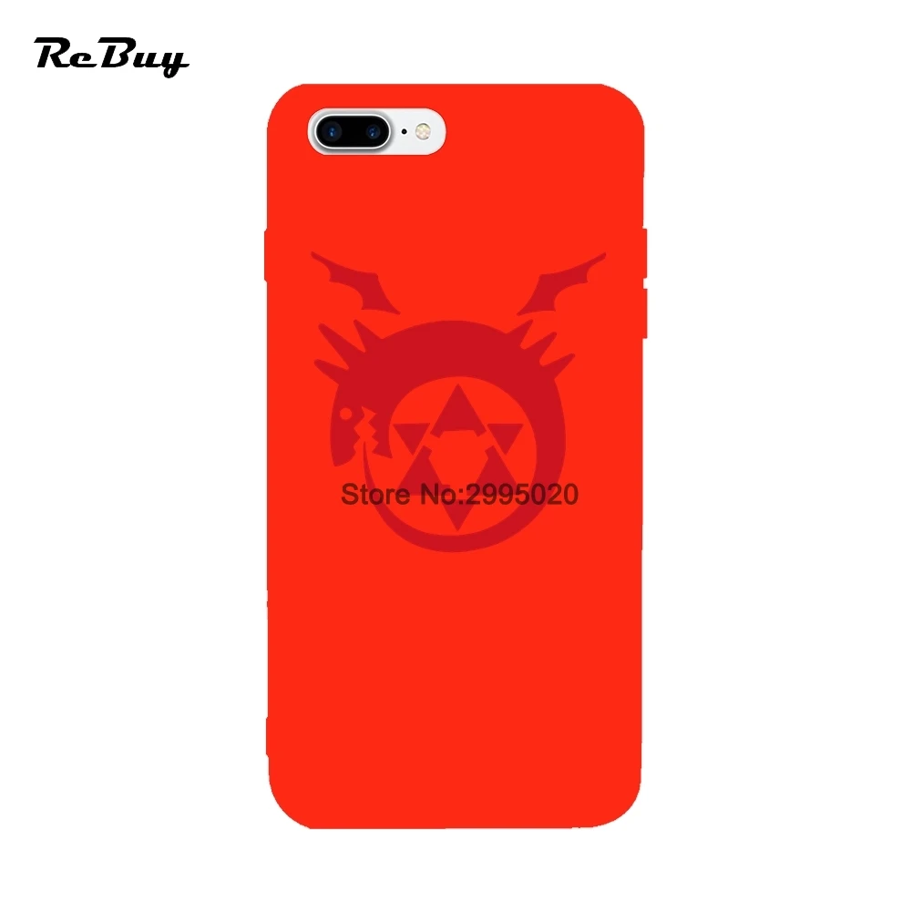 Стальной алхимик для iPhone 6 S 7 8 X плюс мягкая TPU Карамельный цвет крышка с веревкой