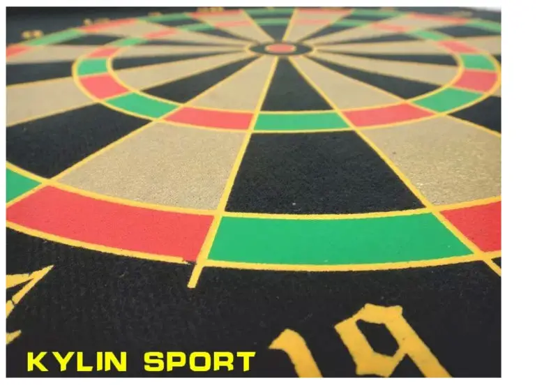 Дартс костюм 15 &quotдвухсторонний Флокирование Магнитная доска пластина шести