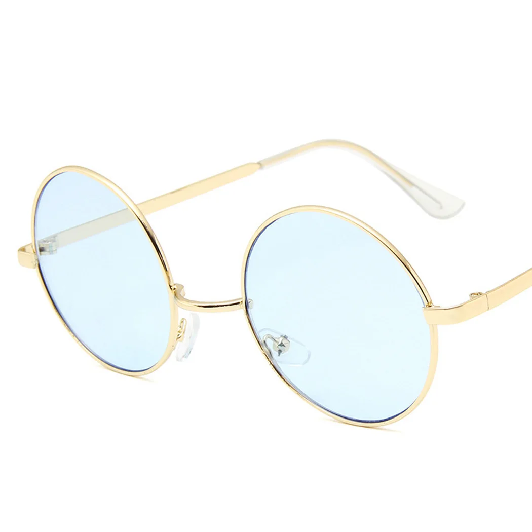 Модные круглые линзы женские солнцезащитные очки Lentes De Sol Mujer Мужские Винтажные