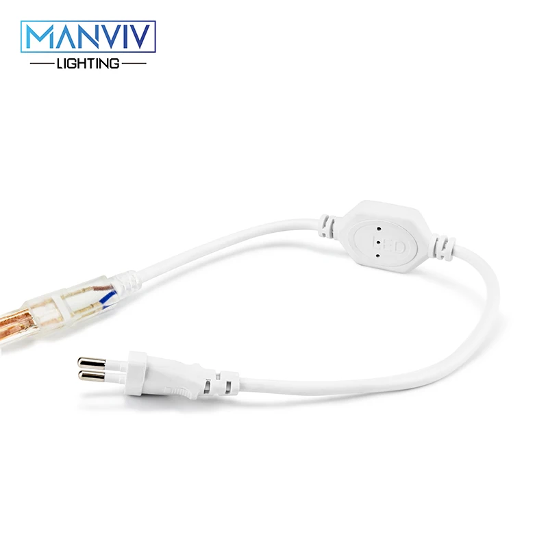 Светодиодная лента 2 м, 3 м, 4 м, 5 м, 10 м, 220 В, SMD5050, 60 Светодиодный s/M, высокая яркость, наружный светильник для рождества, гибкий светильник, корабль из ES RU CN