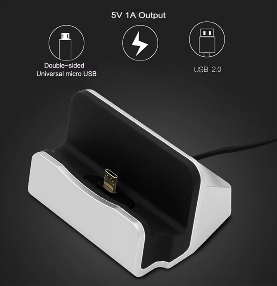 Зарядное устройство Micro USB для Meizu M6/ASUS Zenfone 4 Selfie Lite ZB553KL Max Pro S430 S425 ZC554KL|micro usb base|base