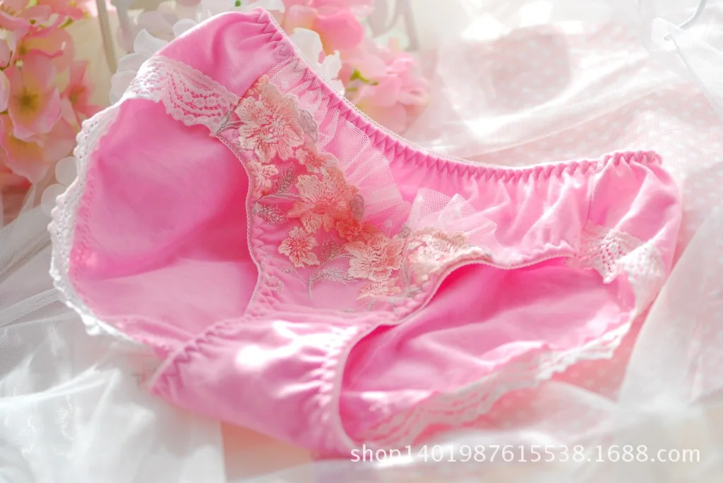 2017 Горячая Распродажа Новое поступление розовые кружевные хлопковые трусики