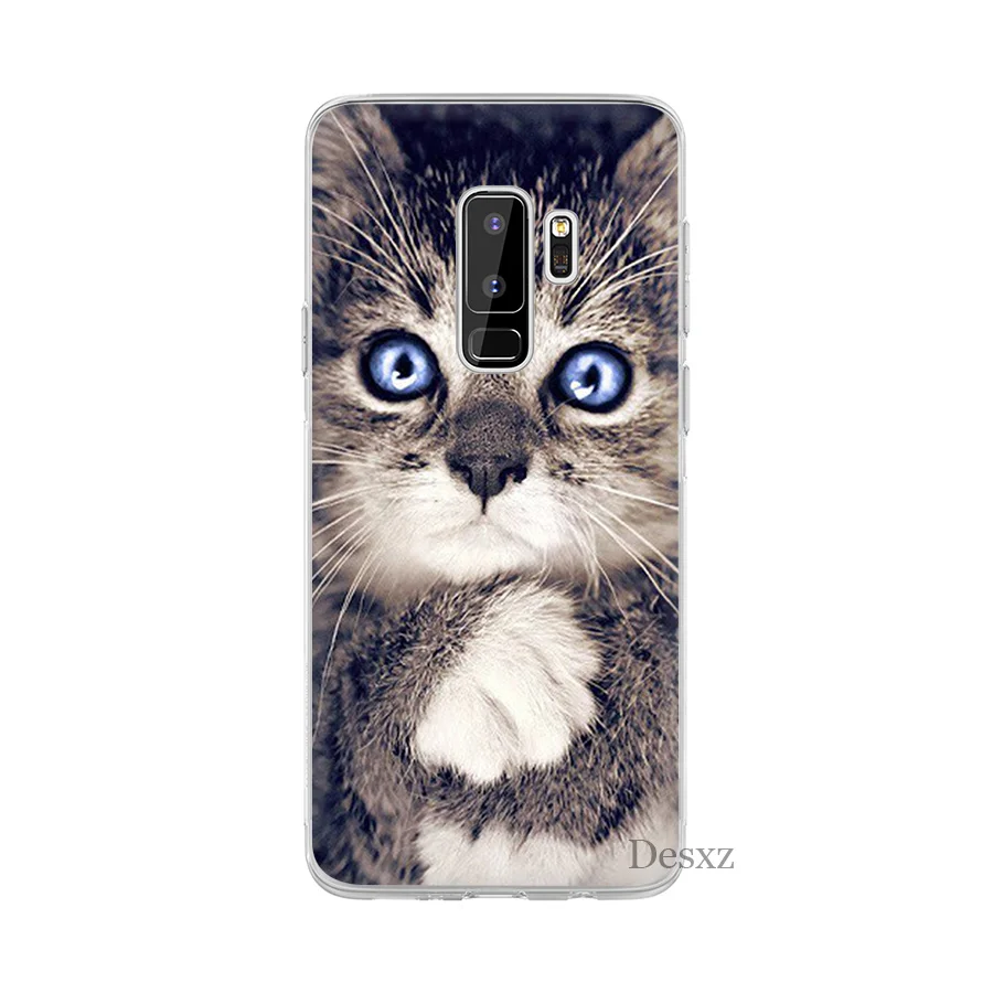 Desxz Cat Phone Case For Samsung GALAXY J3 J1 J2 J5 J6 J7 Prime Hard Cover Protection | Мобильные телефоны и аксессуары