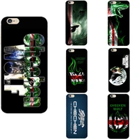 chechen wolf national flag antique theme tpu phone cases for iphone 6 7 8 s xr x plus 11 pro max