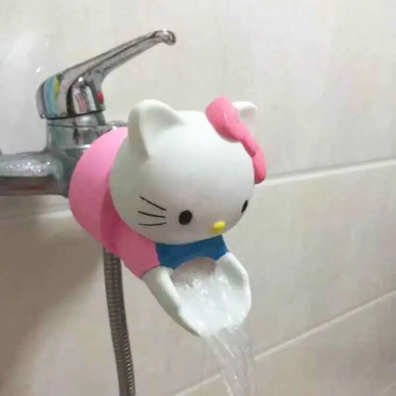 Кран Extender помочь детям ручная Стирка в Ванная комната мультфильм кран аксессуар