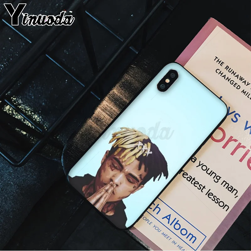 Yinuoda XXXTentacion новое поступление черный чехол для мобильного телефона iPhone 5 5Sx 6 7plus 8