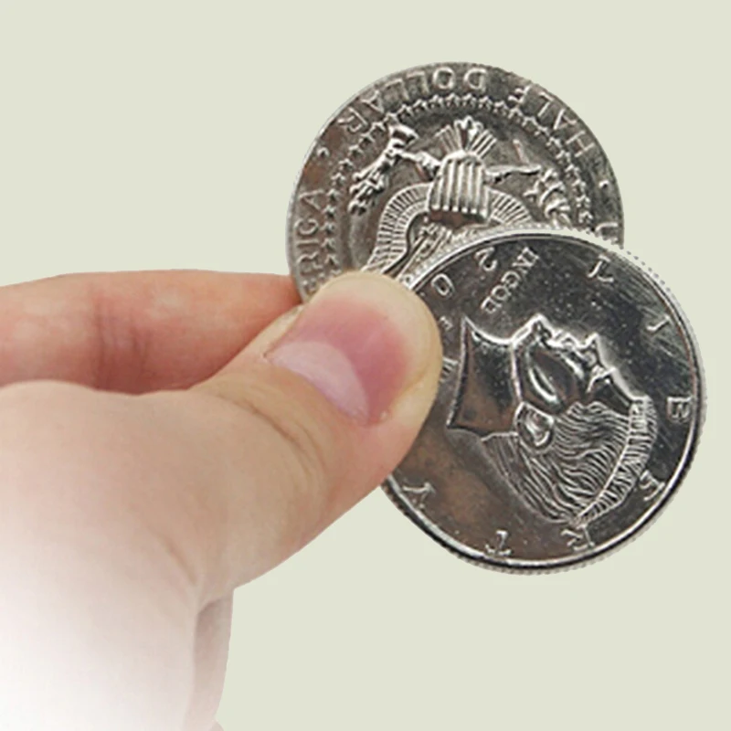 

Специальные денежные магнитные флипперы монеты бабочки куклы крупным планом фокусы (сделаны из половины копия доллара) волшебные фокусы