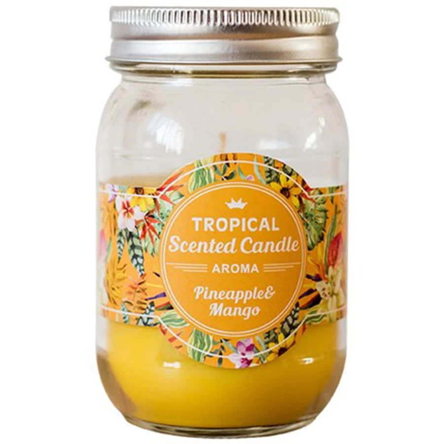 Декоративная банка Рождественская соевая батарея ароматерапия из свечей свечи