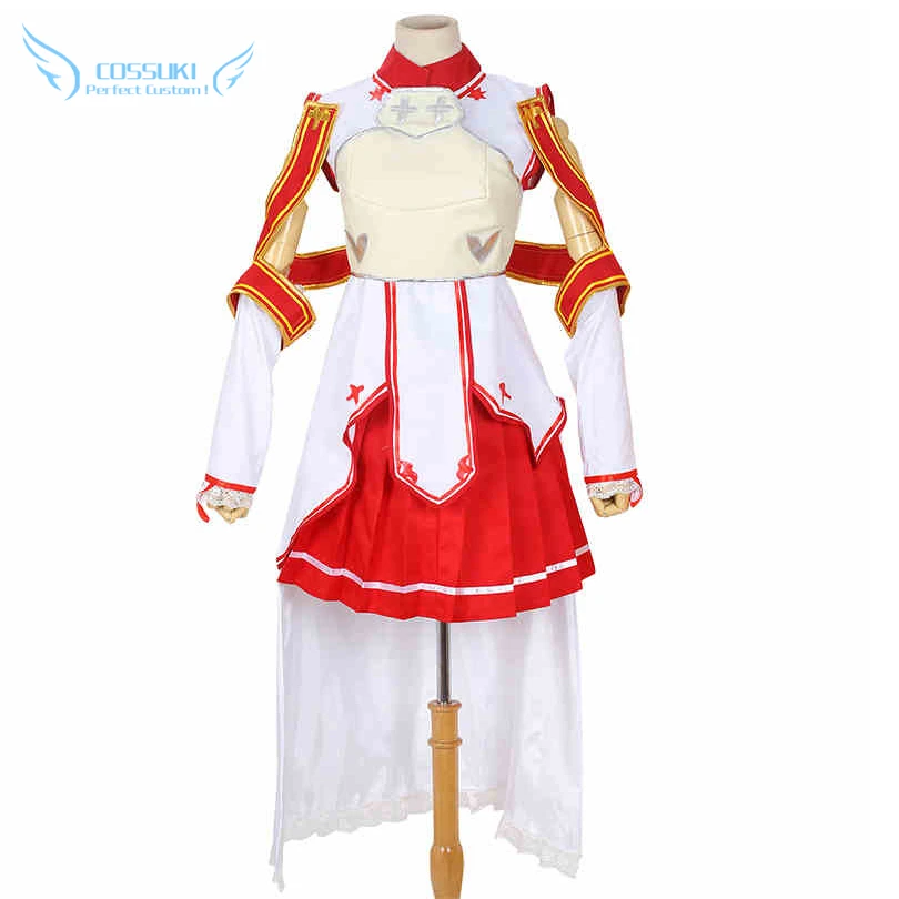 

Sword Art Online Yuki костюм Asuna для косплея (костюмированных игр), костюм на Хэллоуин и Рождество, идеальный для вас заказ!