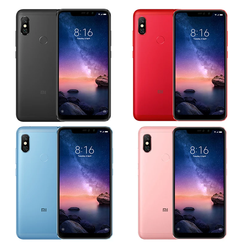 Новая глобальная версия Xiaomi Redmi Note 6 Pro мобильный телефон 4 Гб ОЗУ 64 ПЗУ Snapdragon 636