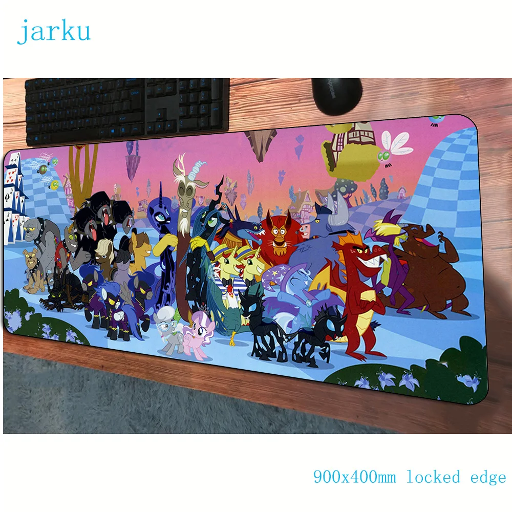 Коврик для мыши my little pony locked edge pad to mouse notbook компьютерный коврик Аниме игровой