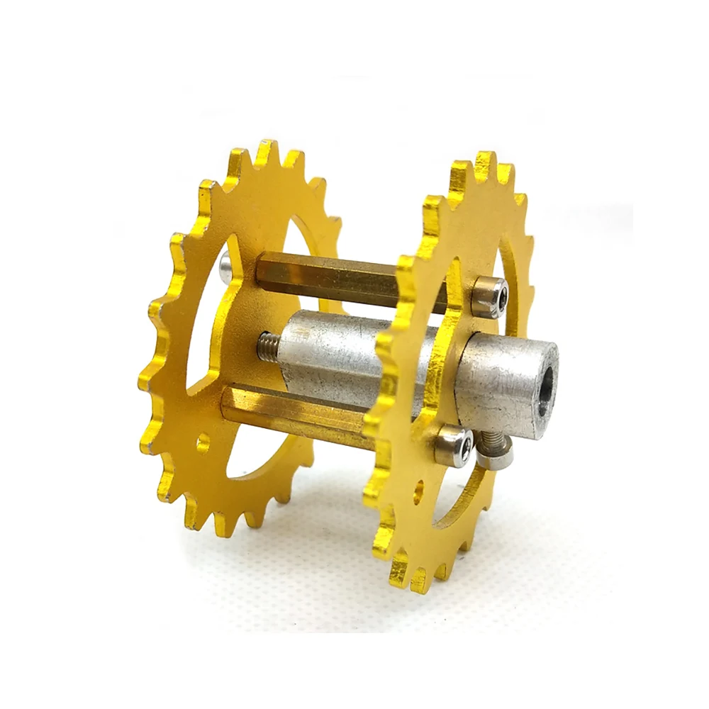 Полностью металлические гусеничные гусеницы из алюминиевого сплава 2 шт./лот