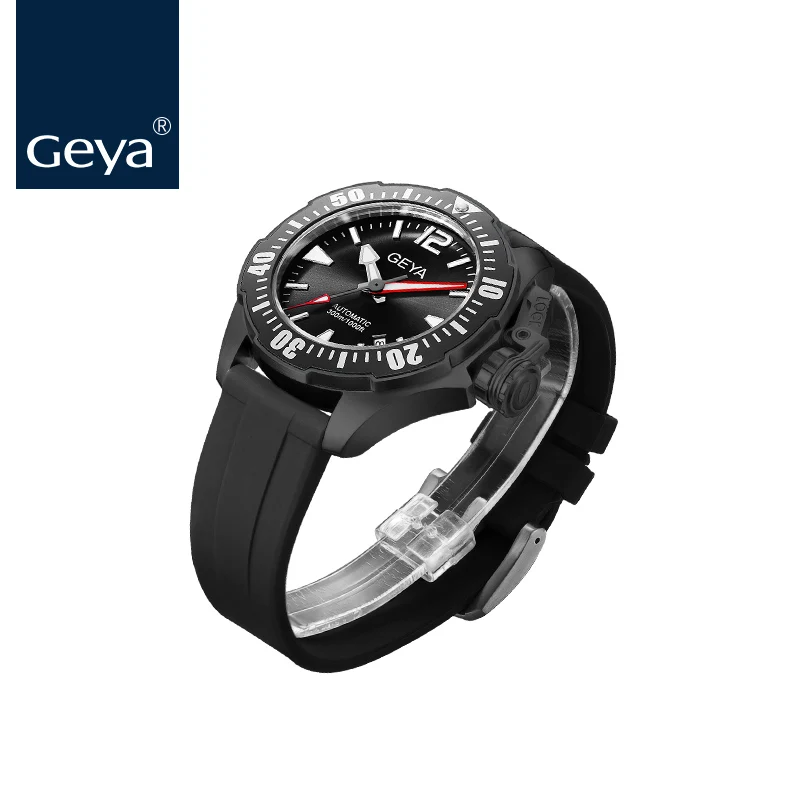 Улучшенная версия Geya Miyota мужские часы Submari Diver RLX светящиеся сапфировые