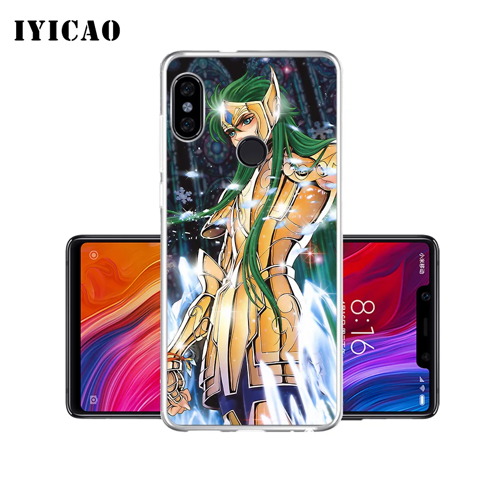IYICAO Saint Seiya Мягкий силиконовый чехол для телефона Xiaomi Mi 9 8 SE 6 A1 A2 Lite F1 MIX2S MIX3 TPU