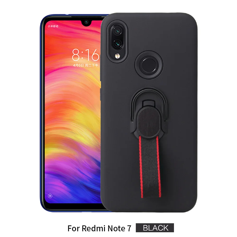 Кольцо на палец руки Пряжка Чехол Для Телефона Сяо mi красный S2 5 плюс 6 6A Pro Note 4 4X5 7 8