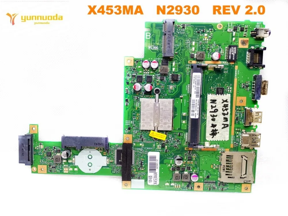Оригинальная материнская плата для ноутбука ASUS X453MA N2930 REV 2 0 протестирована