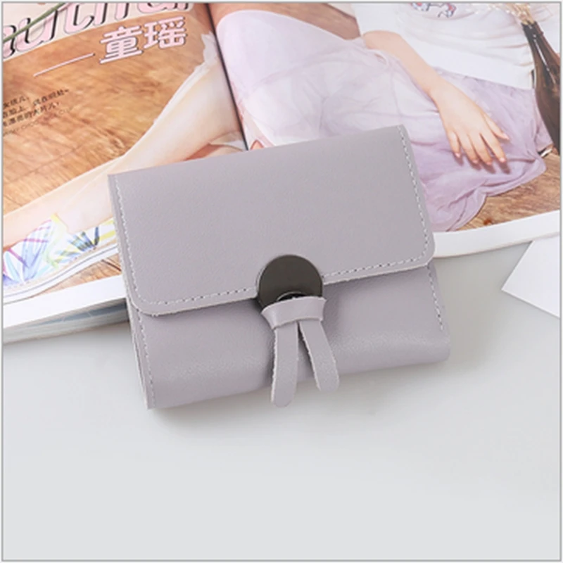 2019 Fashion Women Short Purses Vintage PU Leather Lady Clutch Wallet Small Tassel Female | Багаж и сумки
