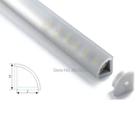20 x 1m setslot v type led aluminium profile corner and al6063 aluminum led strip light for furniture or cabinet lights