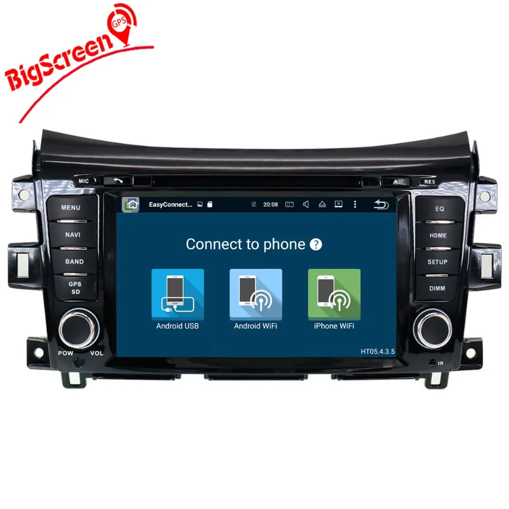 Автомобильный gps-навигация dvd-плеер радио чистый Android 7 1 8 0 для NISSAN NP300 Navara 2014 +